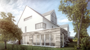 3D Visualisierung zur Errichtung von Wohnhäusern in 53347 Alfter, Im Wiesengrund