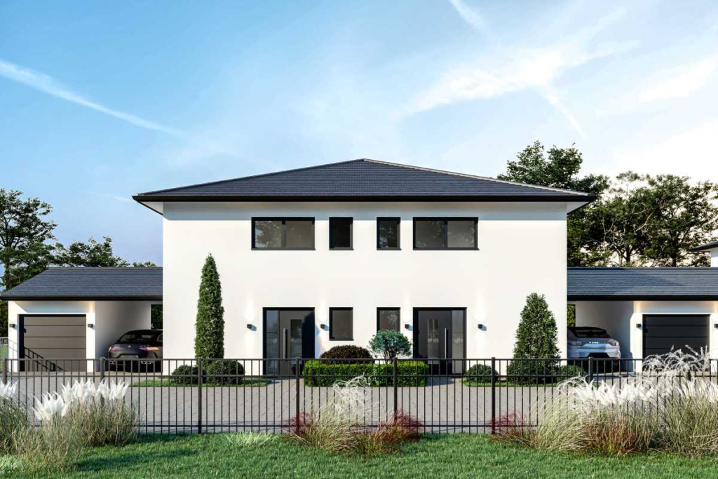 Doppelhaus Mit Garage
