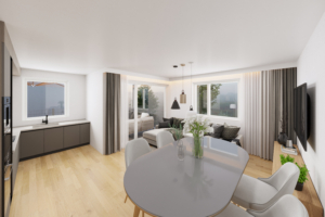 Innenvisualisierung zum Imobilienverkauf